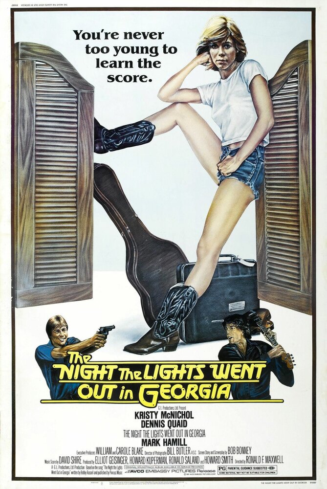 Ночь, когда погасли огни в Джорджии (1981) постер