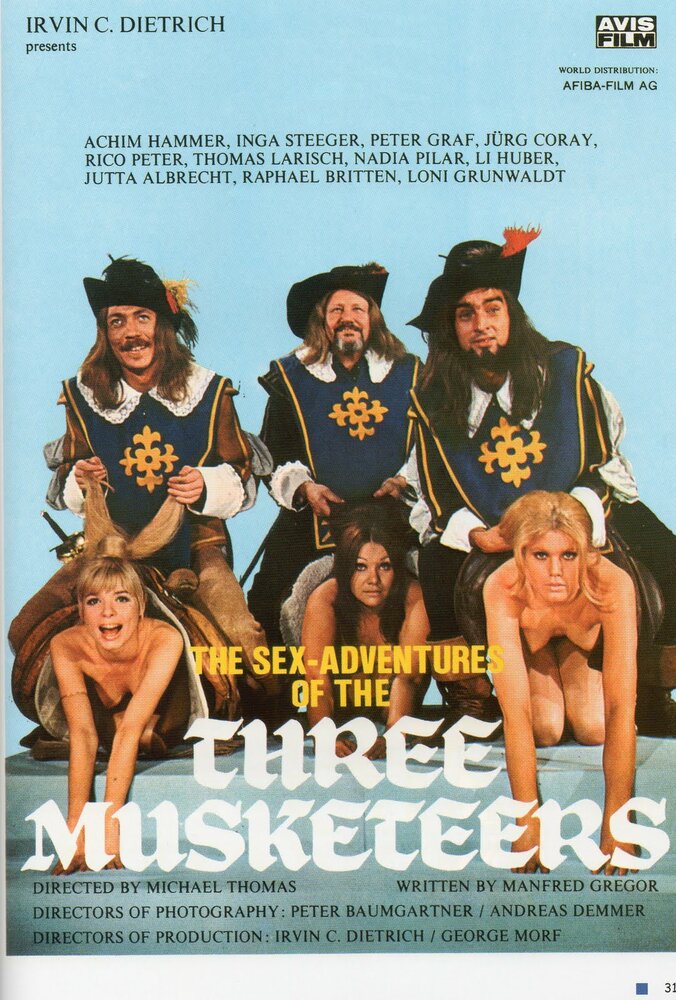 Сексуальные приключения трех мушкетеров (1971) постер