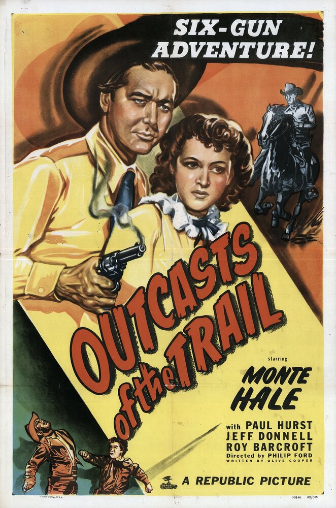 Outcasts of the Trail (1949) постер