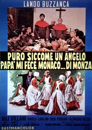 Чистый, как ангел, папа сделал меня монахом... из Монцы (1969) постер