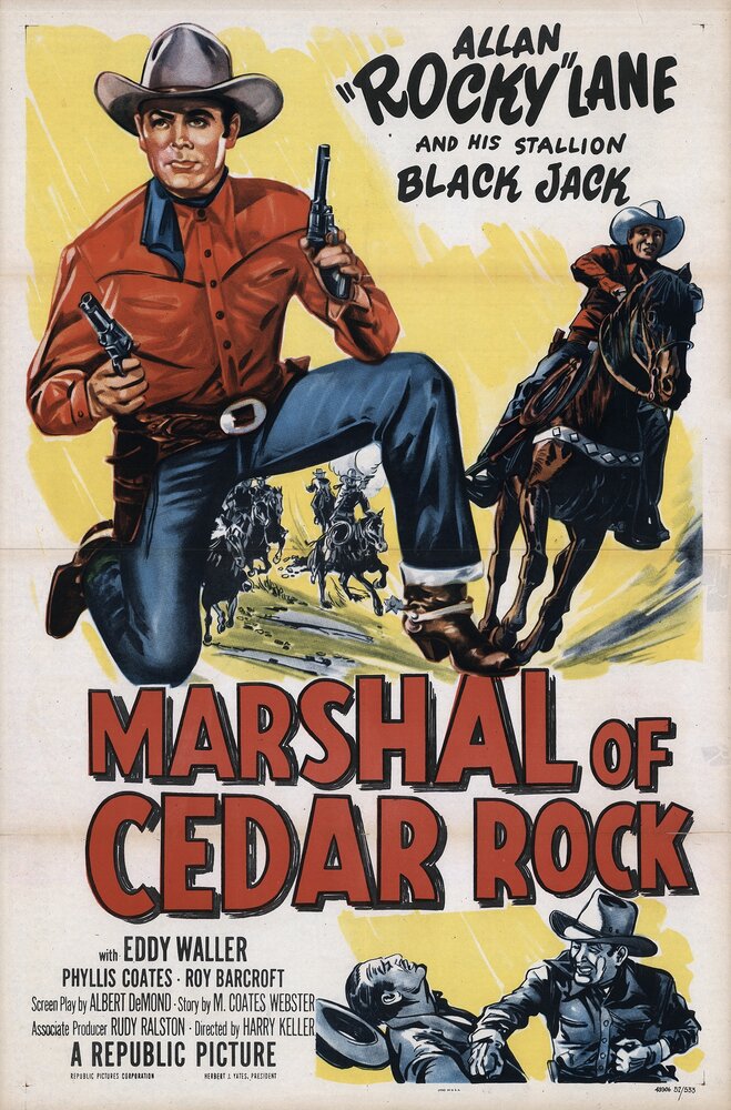Marshal of Cedar Rock (1953) постер