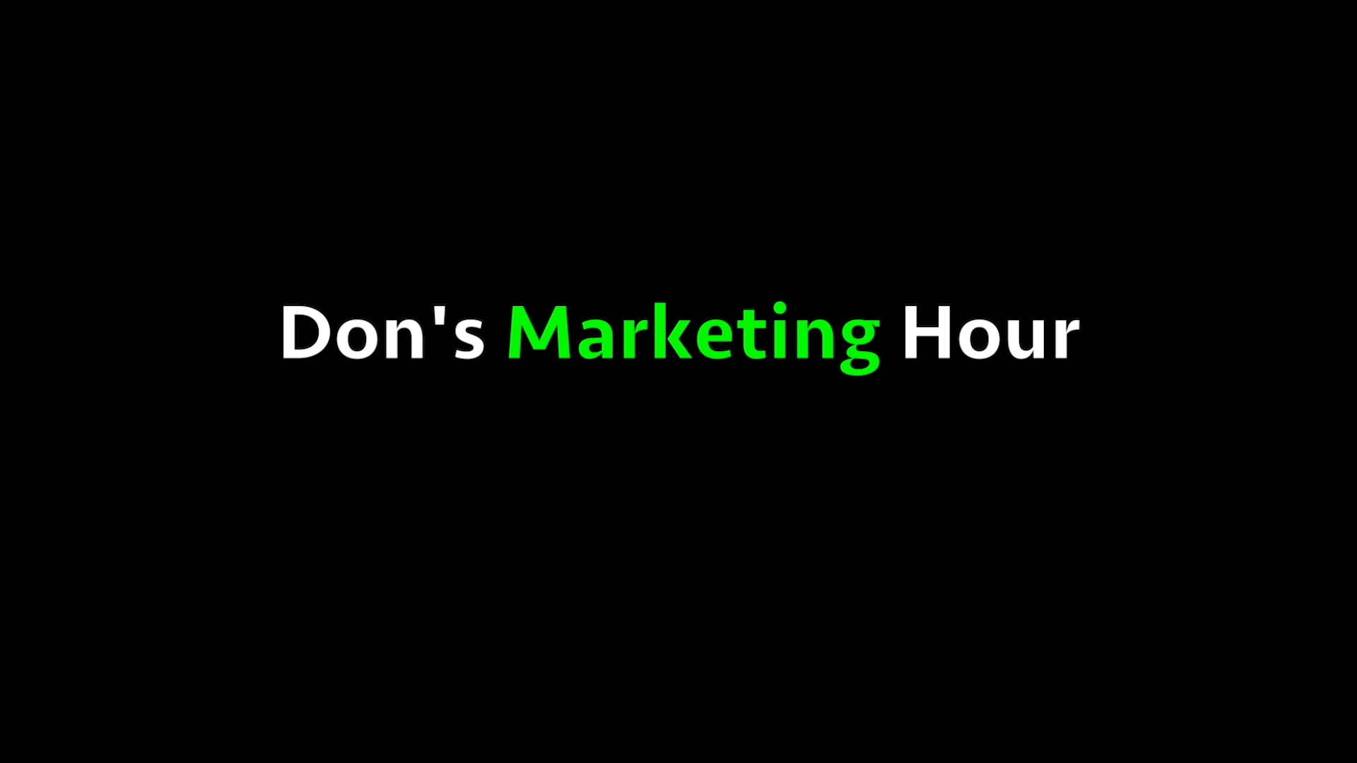 Don's Marketing Hour (2020) постер