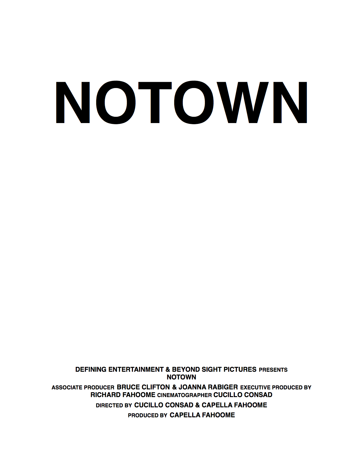 Notown (2021) постер