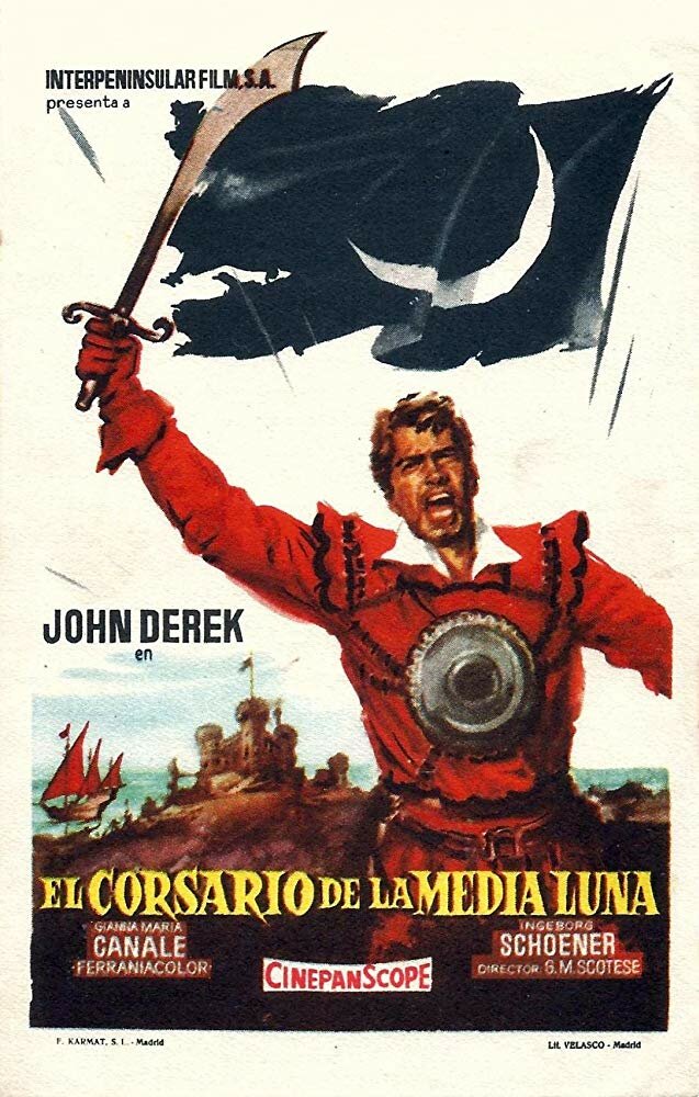 Корсар полумесяца (1958) постер