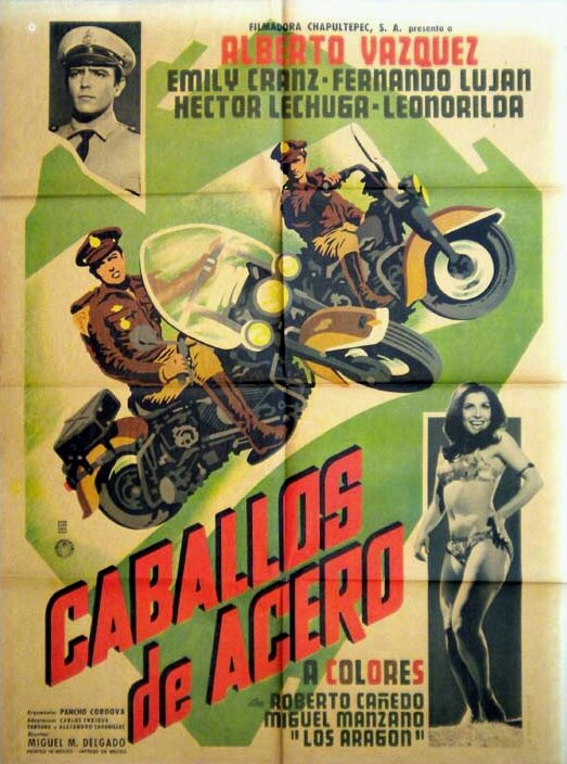Caballos de acero (1967) постер