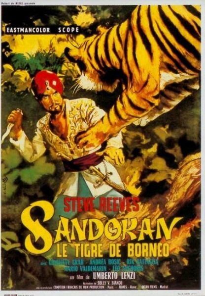 Сандокан, тигр южных морей (1963) постер
