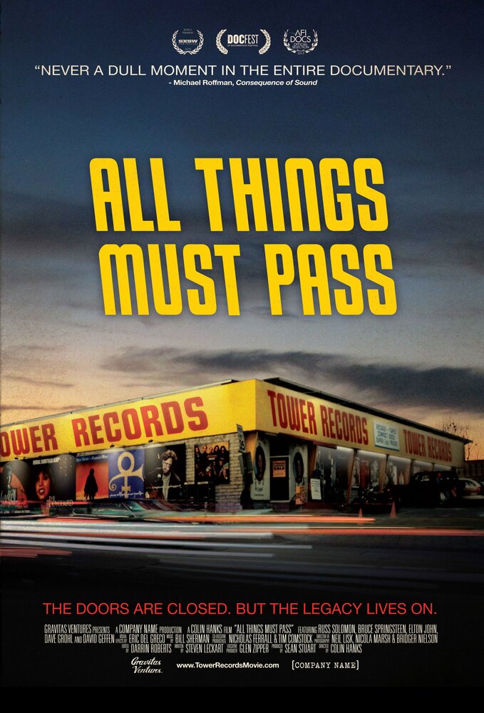 All Things Must Pass: The Rise and Fall of Tower Records (2015) постер