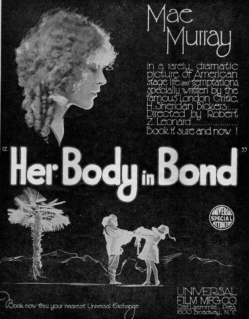 Её тело в залоге (1918) постер