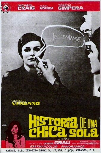 История одинокой девушки (1971) постер