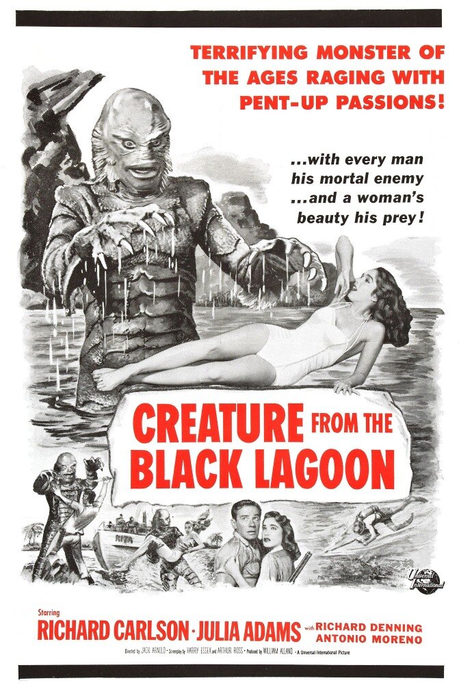 Тварь из Чёрной Лагуны (1954) постер