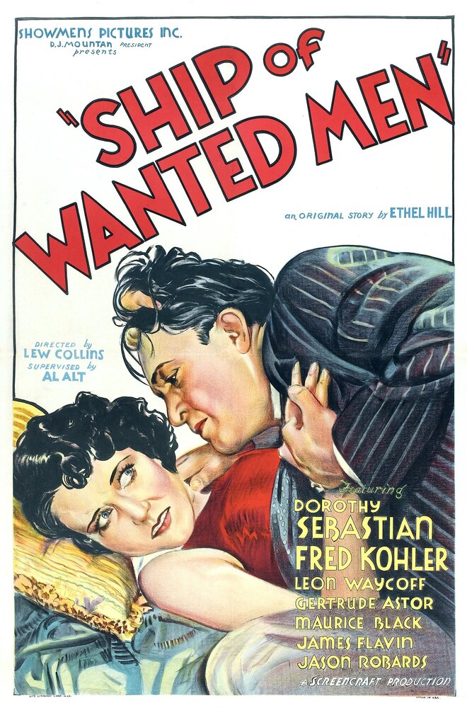 Ship of Wanted Men (1933) постер