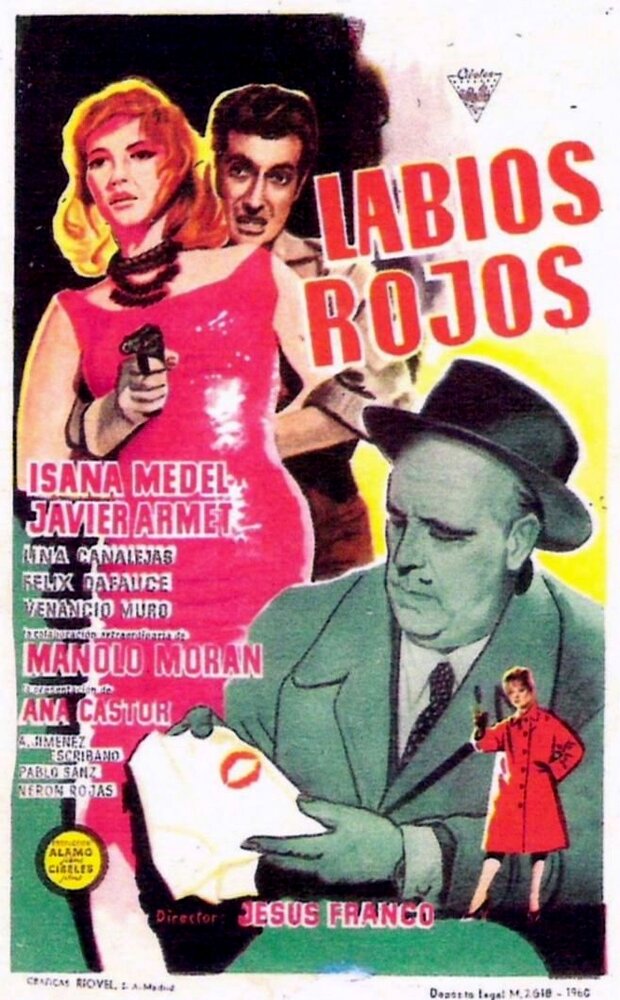 Красные губы (1960) постер