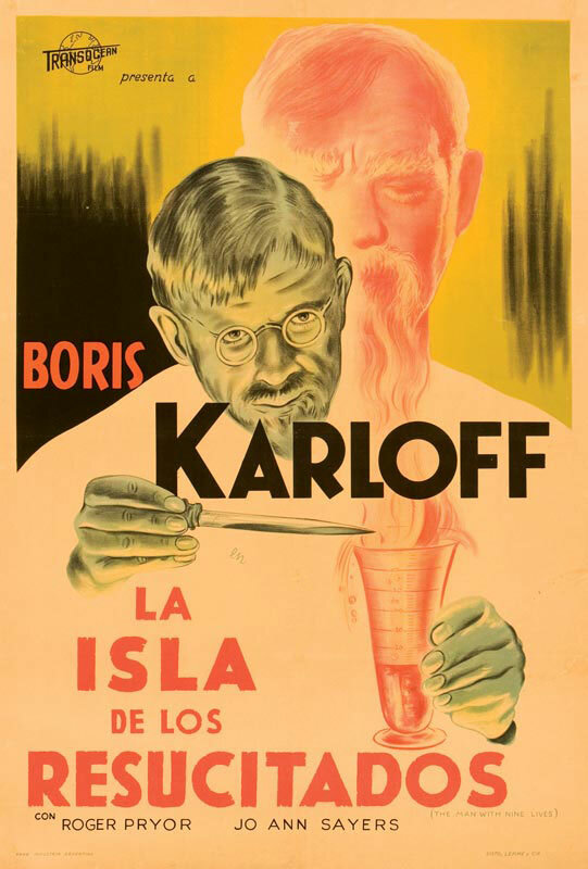 Человек с девятью жизнями (1940) постер