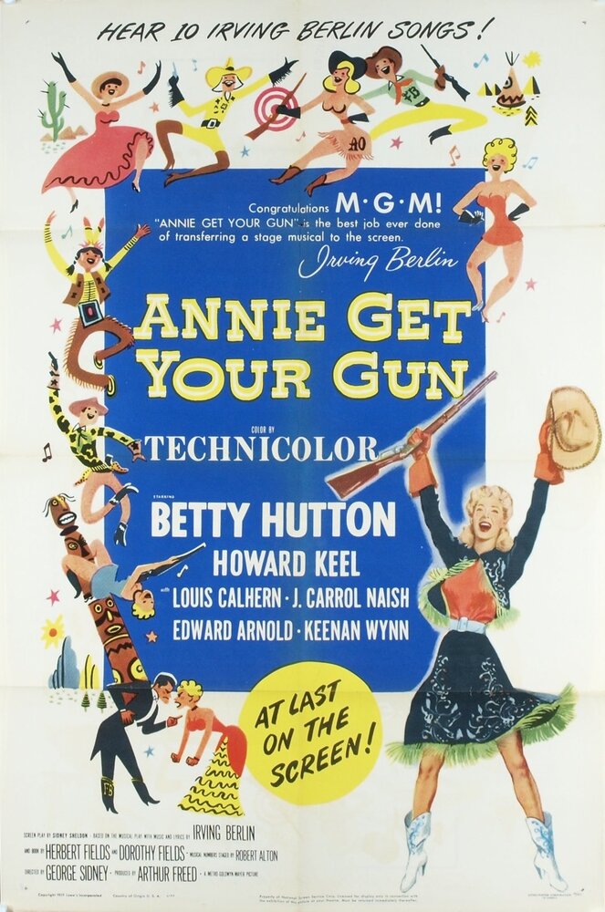 Хватай свою пушку, Энни! (1950) постер