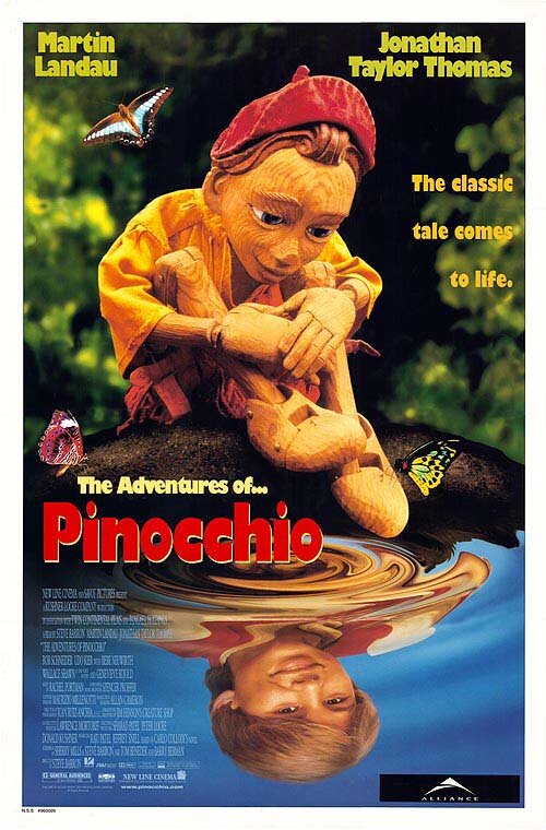 Приключения Пиноккио (1996) постер