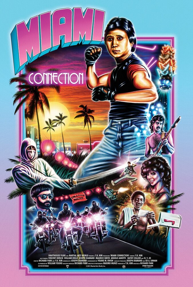 Связь через Майами (1987) постер