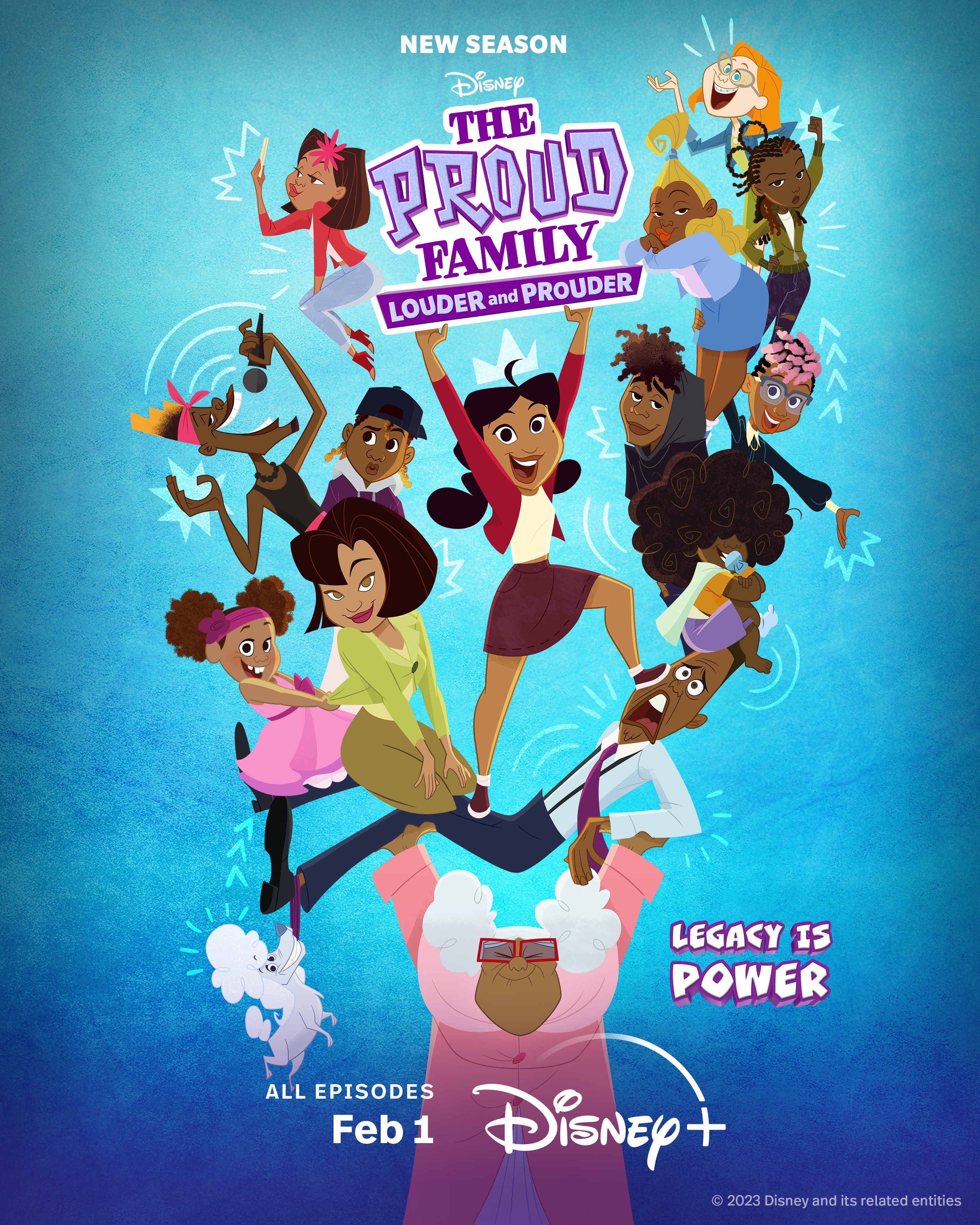 The Proud Family: Louder and Prouder (2022) постер