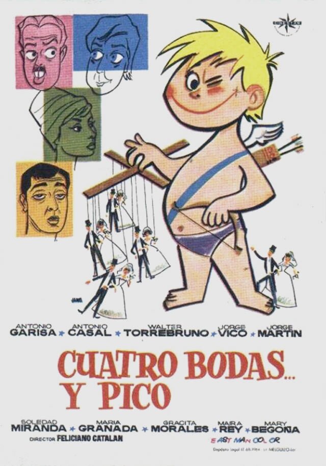 Cuatro bodas y pico (1963) постер