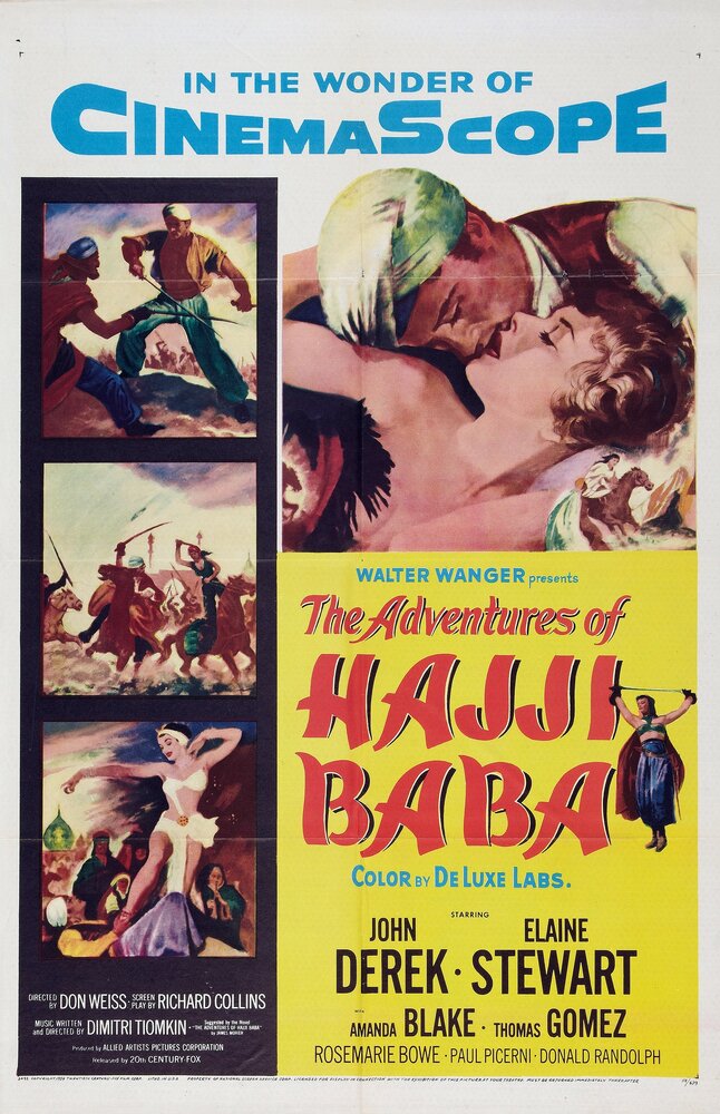 Приключения Хаджи Бабы (1954) постер