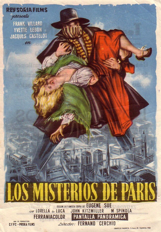 I misteri di Parigi (1957) постер