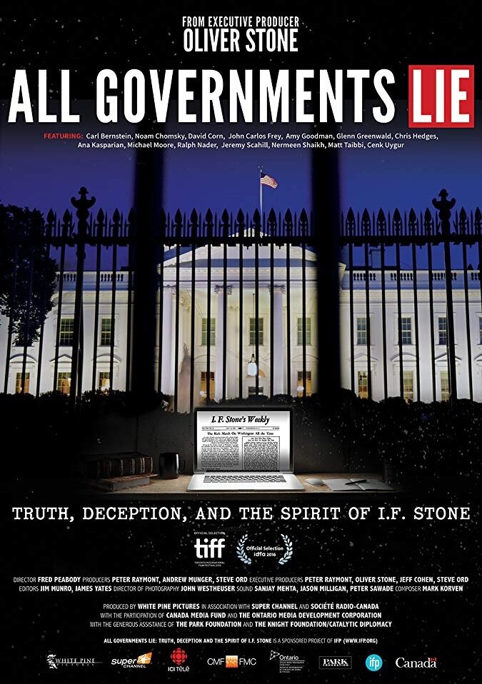 Все правительства лгут: Правда, ложь и дух И.Ф. Стоуна (2016) постер