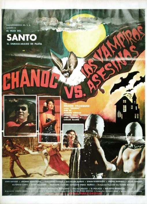 Chanoc y el hijo del Santo contra los vampiros asesinos (1981) постер