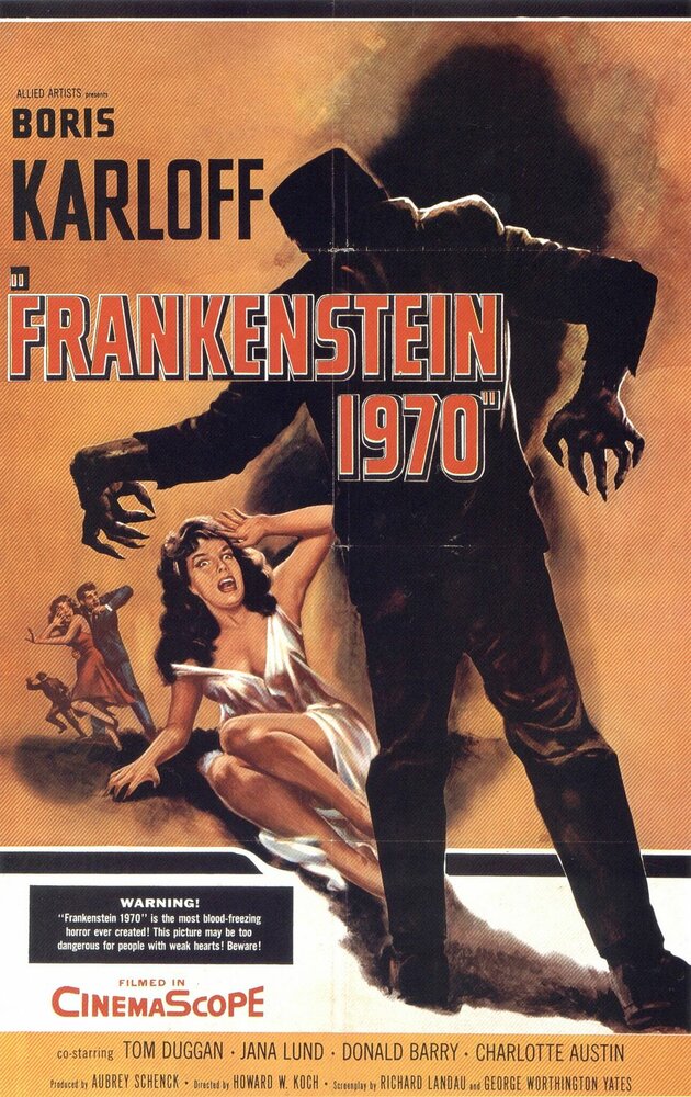 Франкенштейн – 1970 (1958) постер
