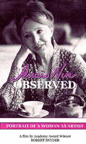 Anais Nin Observed (1974) постер