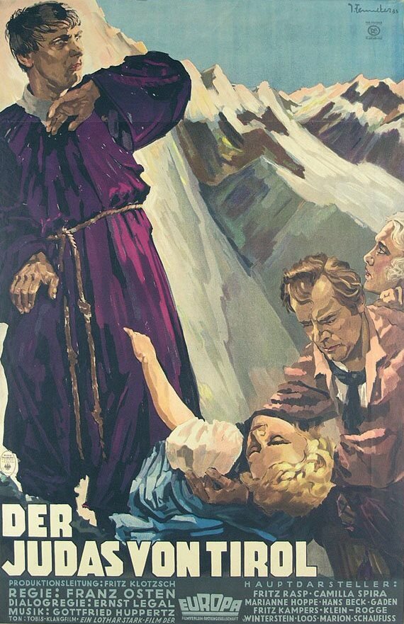 Евреи Тироля (1933) постер