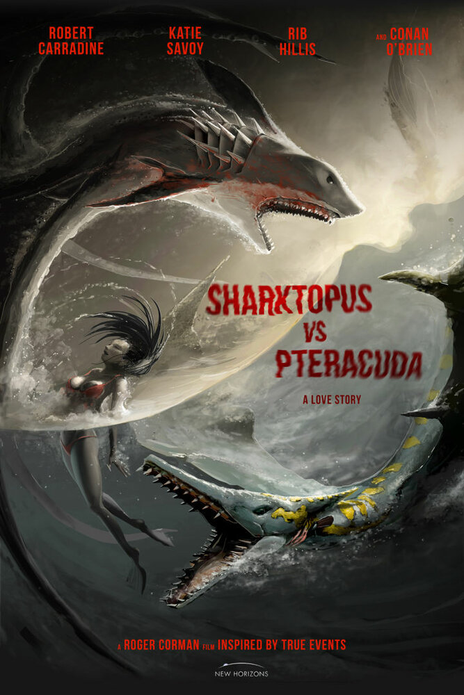Акулосьминог против птеракуды (2014) постер