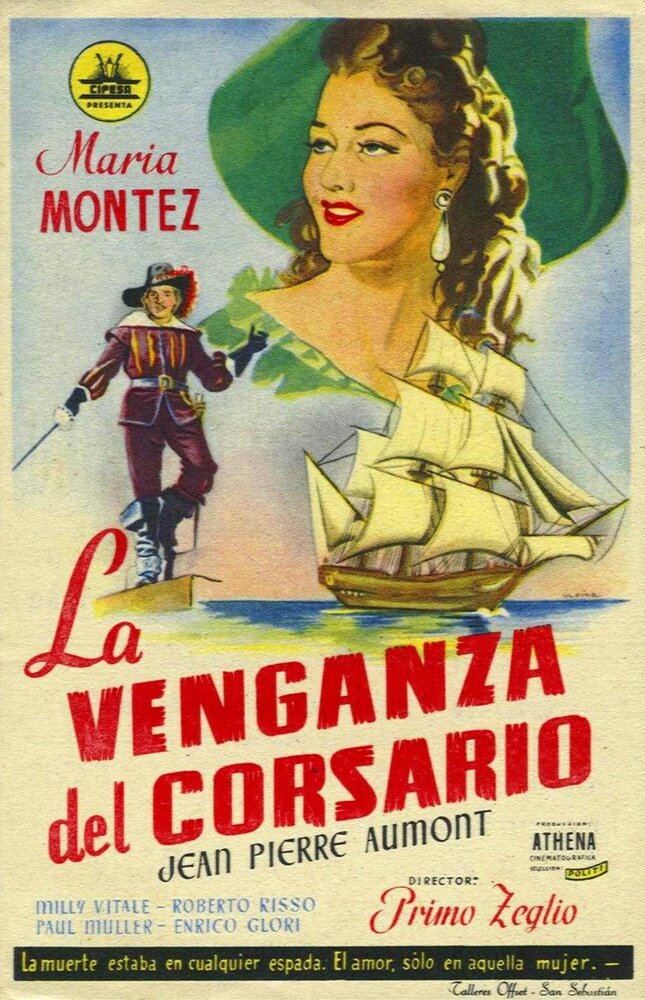 La vendetta del corsaro (1951) постер
