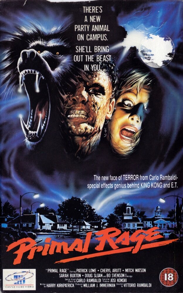 Ярость зверя (1988) постер