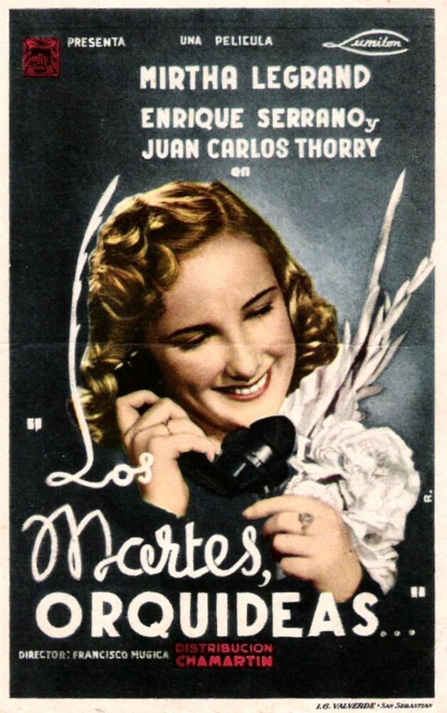 Los martes orquídeas (1941) постер