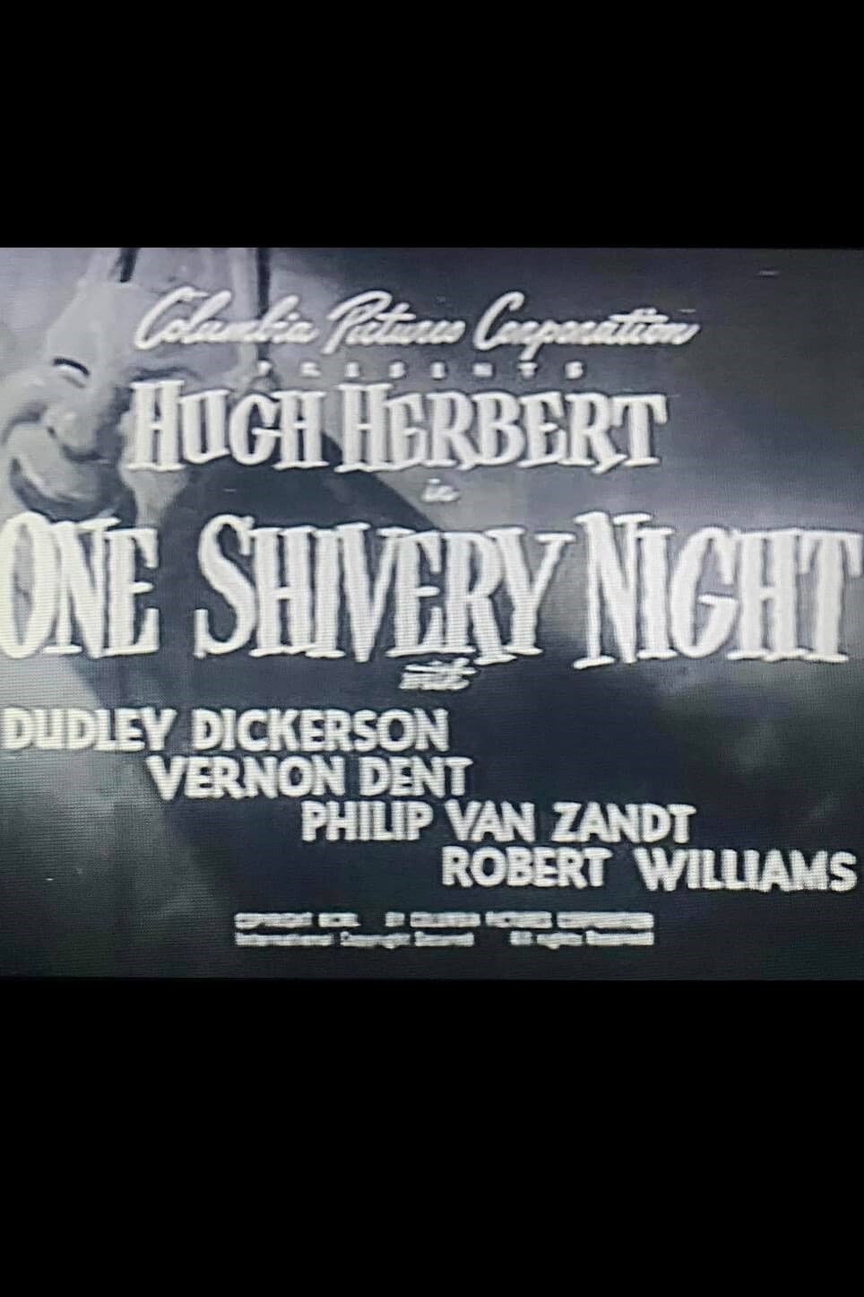 One Shivery Night (1950) постер
