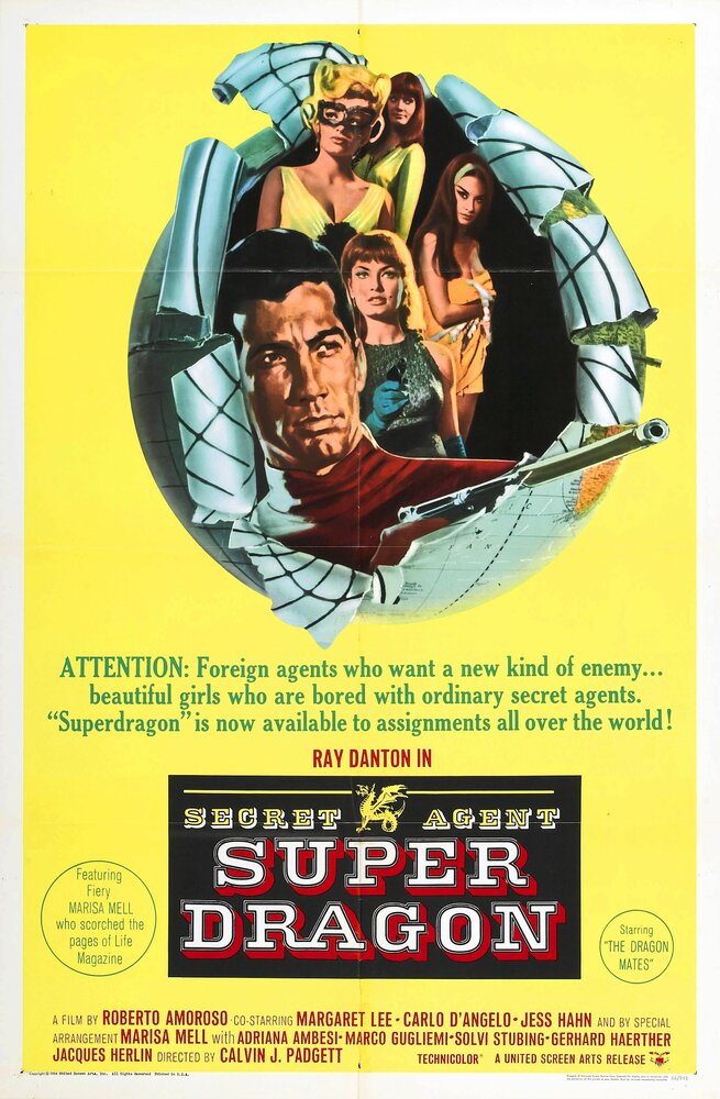 Нью-Йорк вызывает Супердракона (1966) постер