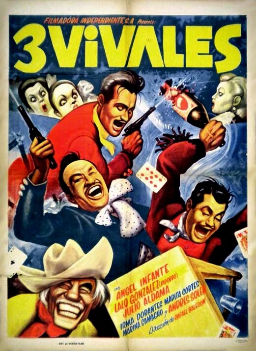 Los tres vivales (1958) постер